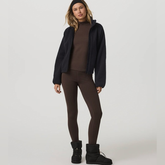 Vuori Pants - Vuori chilled out Java houndstooth Leggings L